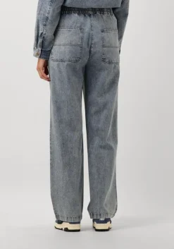 lichtblauwe lollys laundry straight leg jeans monall slim fit pants