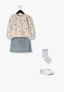 lichtblauwe looxs little minirok 2501-7704