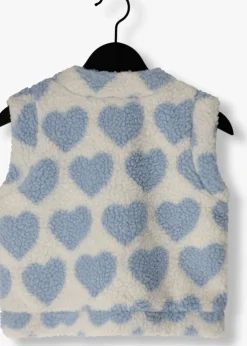 lichtblauwe looxs little gilet 2501-7005