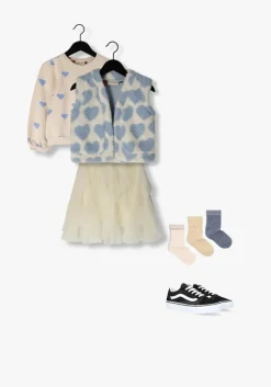 lichtblauwe looxs little gilet 2501-7005