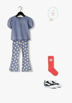 lichtblauwe looxs little blouses 2512-7134