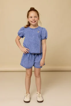 lichtblauwe looxs little blouses 2512-7134