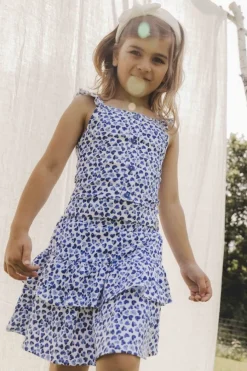 lichtblauwe looxs little minirok 2512-7740