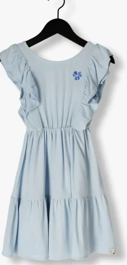 lichtblauwe looxs little midi jurk 2512-7830