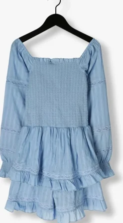lichtblauwe looxs 10sixteen mini jurk 2512-5828