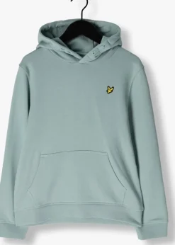 lichtblauwe lyle & scott truien/vesten pullover hoodie boys