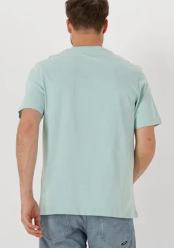 lichtblauwe lyle & scott t-shirt plain t-shirt