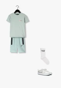 lichtblauwe malelions korte broek counter shorts