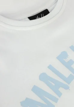 lichtblauwe malelions polo paint t-shirt