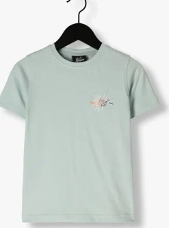 lichtblauwe malelions t-shirt splash t-shirt