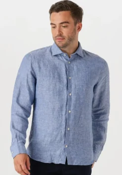 lichtblauwe matinique casual overhemd mamarc short