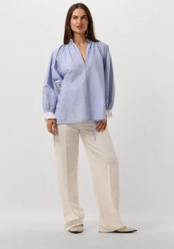 lichtblauwe mes demoiselles blouses wally