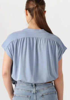 lichtblauwe minus top fiba modal t-shirt