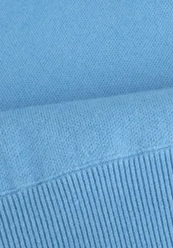 lichtblauwe minus trui jose knit turtleneck