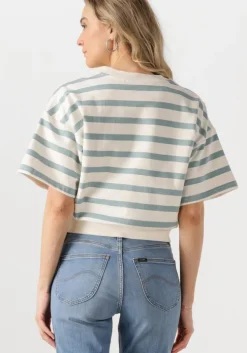 lichtblauwe minus t-shirt estella short sleeve sweat