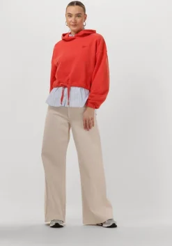 lichtblauwe modström blouses millemd stripe shirt