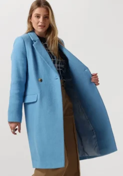 lichtblauwe modström mantel edinmd coat