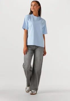 lichtblauwe modström t-shirt takodamd t-shirt