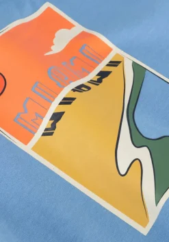 lichtblauwe moodstreet t-shirt t-shirt lewis waves spot