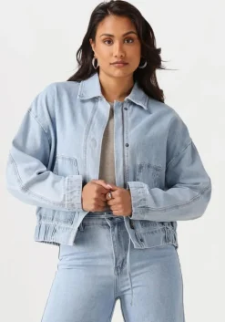 lichtblauwe moves spijkerjas sikorie jacket 4283