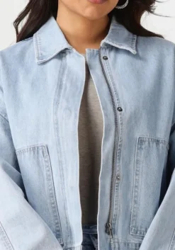 lichtblauwe moves spijkerjas sikorie jacket 4283