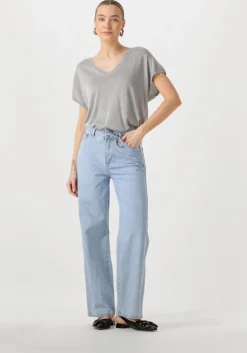 lichtblauwe moves straight leg jeans adanna jeans 4283
