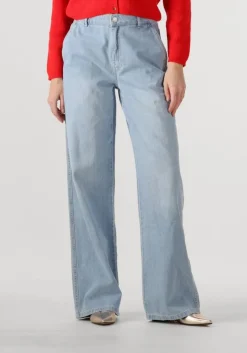 lichtblauwe msch copenhagen wide jeans mschingrid lis hw wide jeans