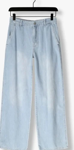 lichtblauwe msch copenhagen wide jeans mschingrid lis hw wide jeans