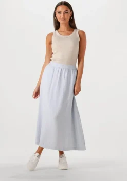 lichtblauwe msch copenhagen midirok mschpennie ginia hw skirt