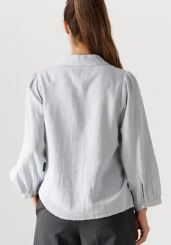 lichtblauwe msch copenhagen blouses mschpennie ginia 3 4 shirt