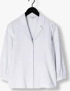 lichtblauwe msch copenhagen blouses mschpennie ginia 3 4 shirt