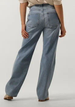 lichtblauwe neo noir wide jeans simona d pants