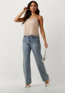 lichtblauwe neo noir wide jeans simona d pants