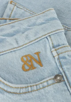 lichtblauwe nik & nik shorts faye denim short