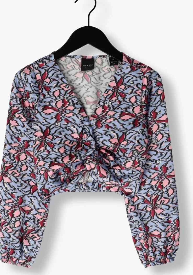 lichtblauwe nik & nik top sumi top