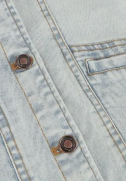 lichtblauwe nobell gilet beat denim gilette