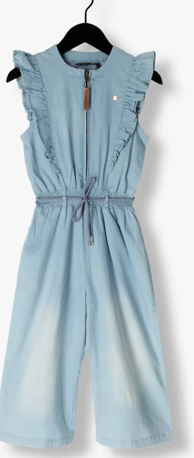 lichtblauwe nono jumpsuit sasa light weight denim jumpsuit