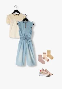 lichtblauwe nono jumpsuit sasa light weight denim jumpsuit