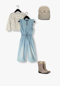 lichtblauwe nono jumpsuit sasa light weight denim jumpsuit