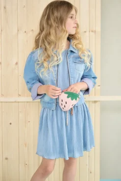 lichtblauwe nono spijkerjas donet denim jacket