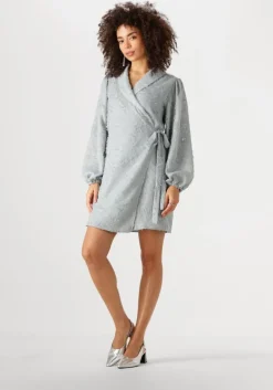 lichtblauwe notre-v mini jurk nv-fortune