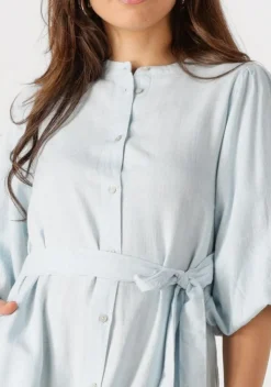 lichtblauwe notre-v mini jurk nv-fabienne