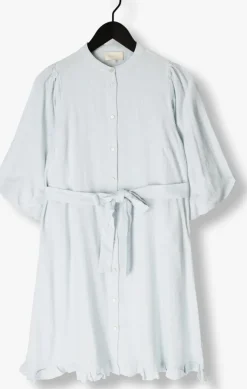 lichtblauwe notre-v mini jurk nv-fabienne