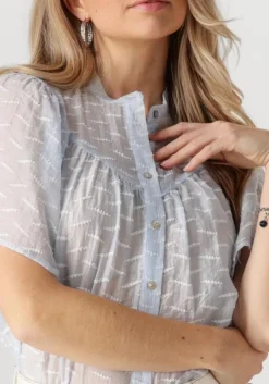 lichtblauwe nukus blouses bianca blouse