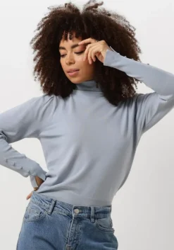 lichtblauwe nukus coltrui silvi pullover