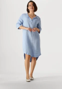 lichtblauwe nukus midi jurk kate dress