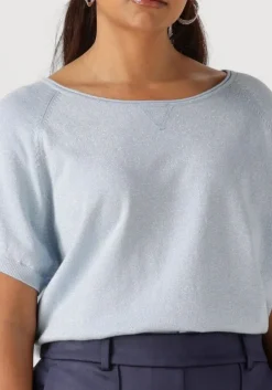 lichtblauwe nukus top anita top lurex