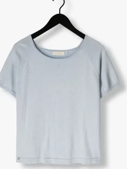 lichtblauwe nukus top anita top lurex