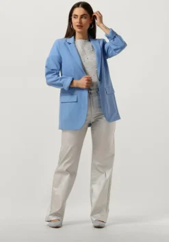 lichtblauwe object blazer objsigrid l/s blazer