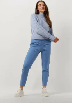 lichtblauwe object pantalon objlisa slim pant